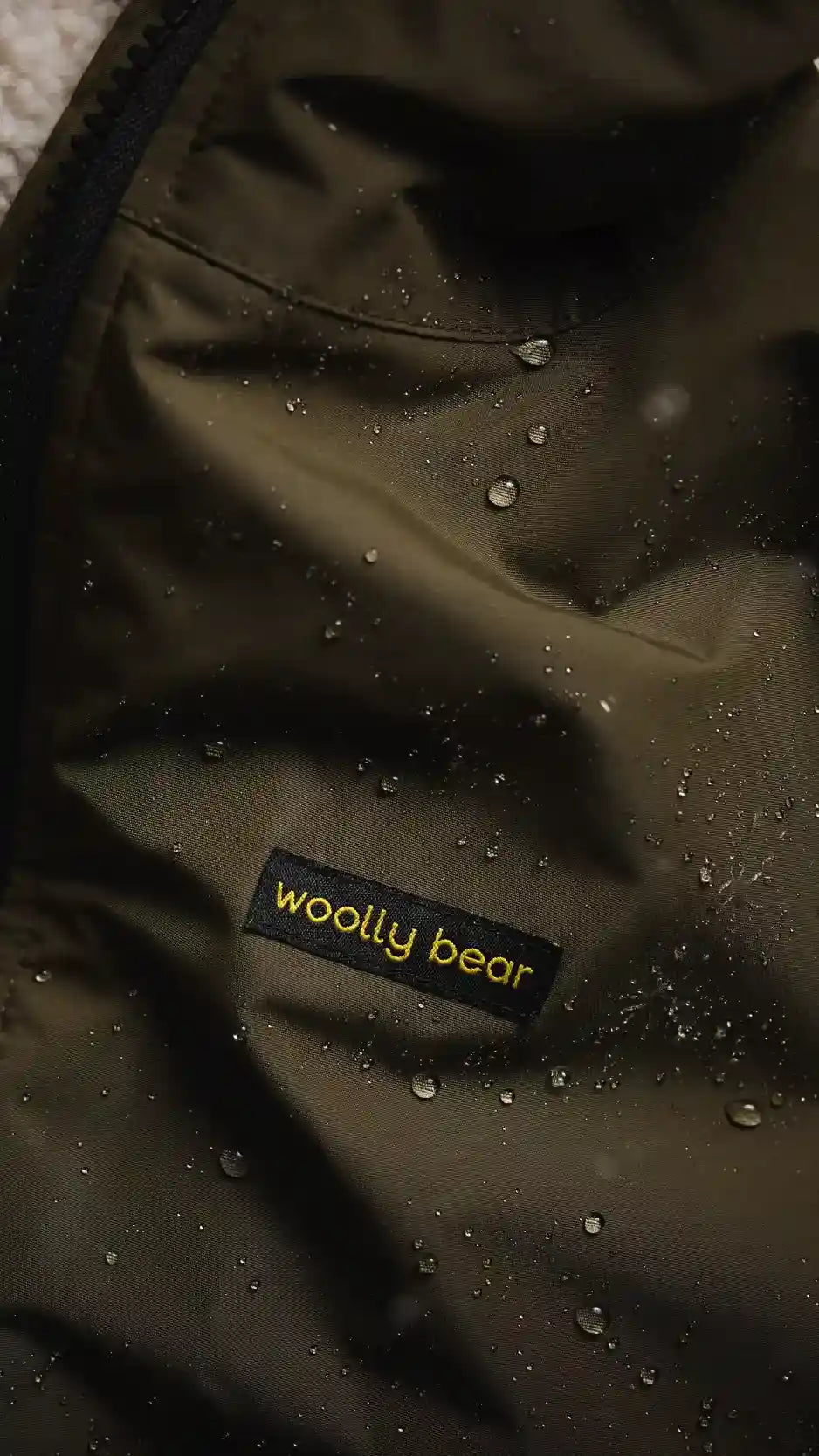 Men's Army Green Oversized Winter Coat | Waterproof & Windproof