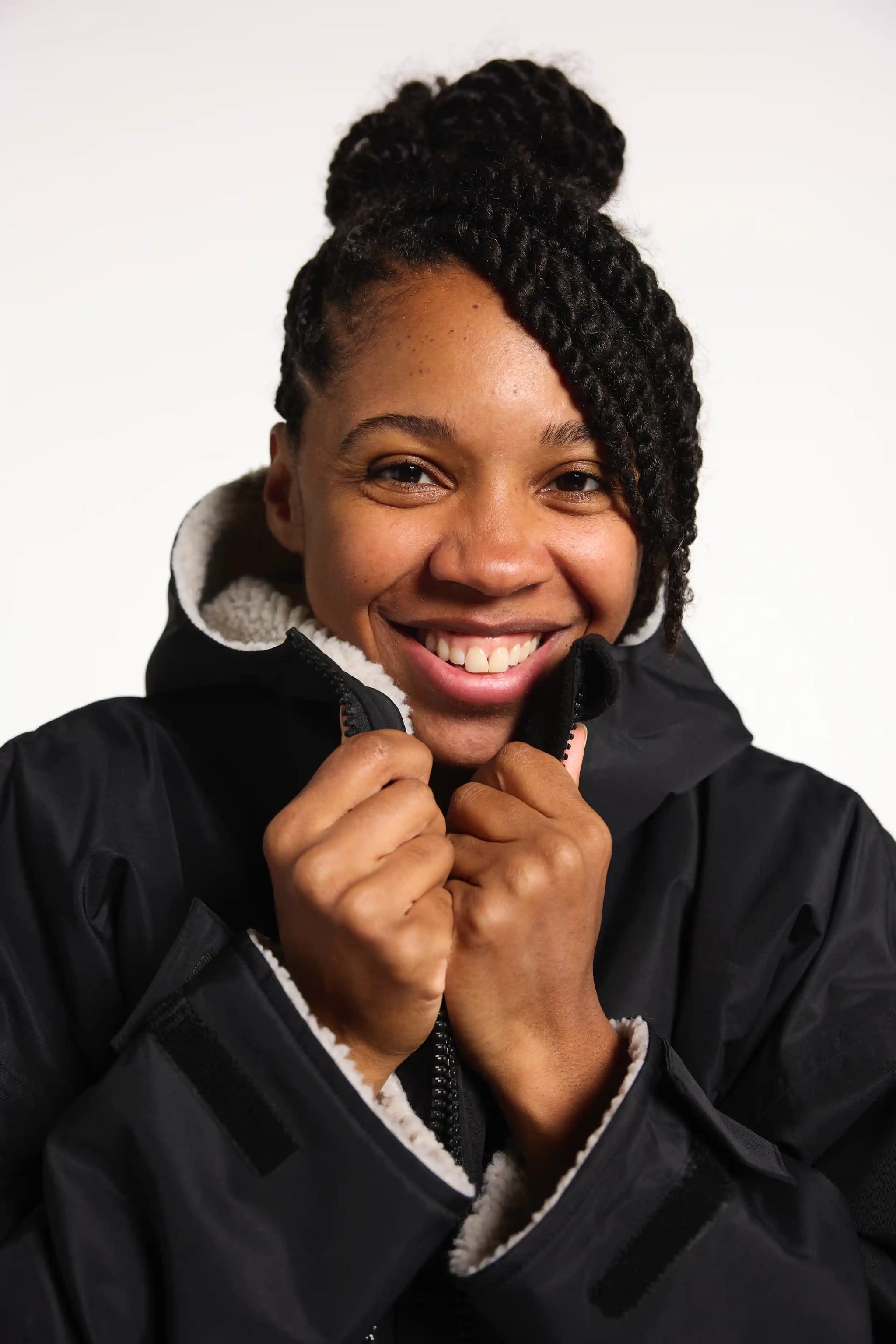 Women's Black Oversized Winter Coat | Waterproof & Windproof