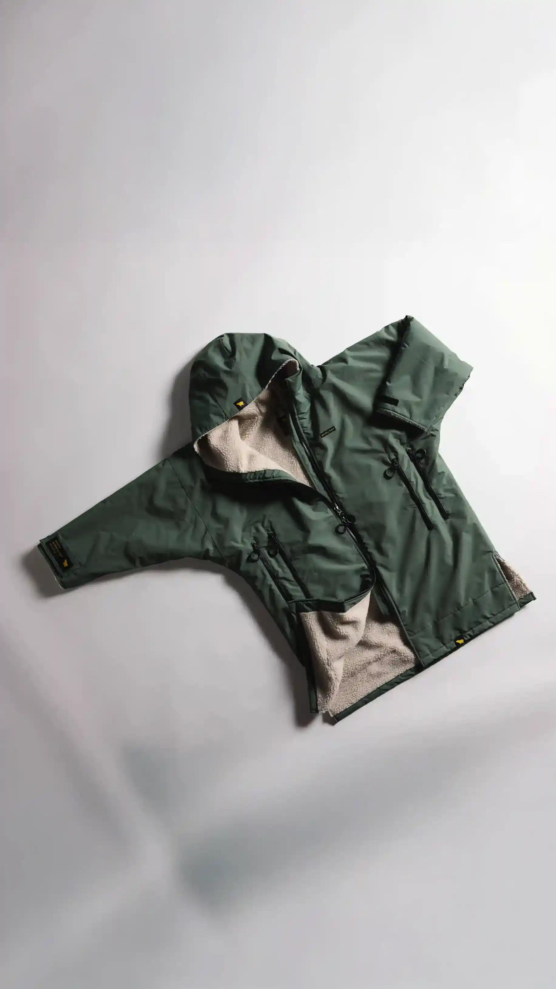 Men's Moss Green Oversized Winter Coat | Waterproof & Windproof