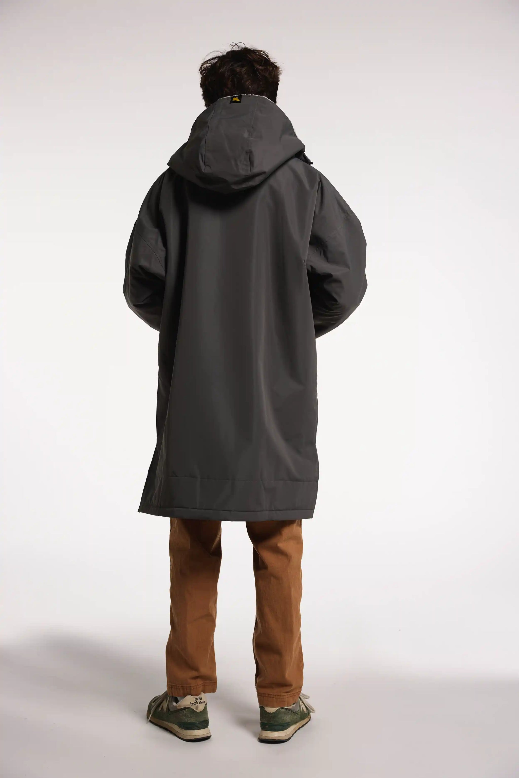 コート caramel BEAR COAT, CHARCOAL MELTON コート caramel BEAR COAT, CHARCOAL MELTON Charcoal Teddy Bear Coat