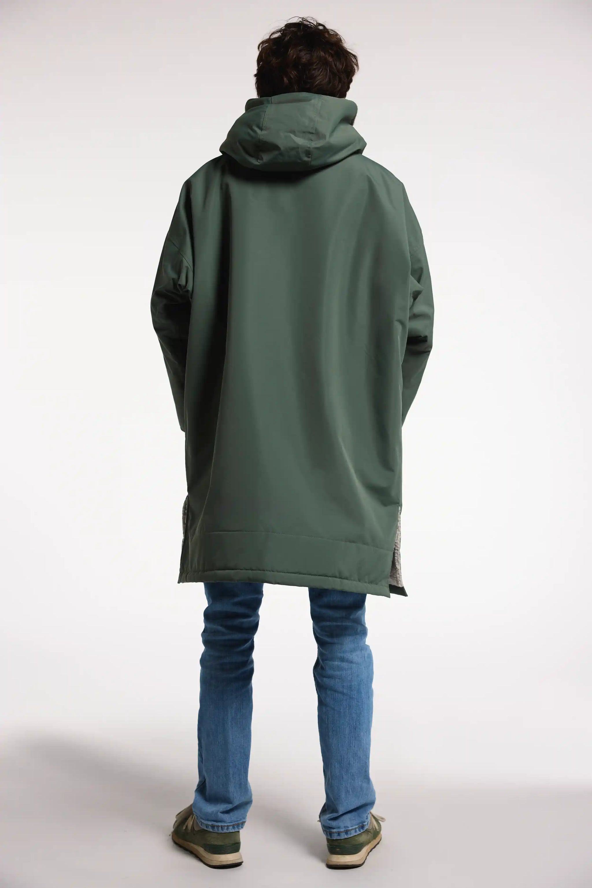 Men's Moss Green Oversized Winter Coat | Waterproof & Windproof Men's Moss Green Oversized Winter Coat | Waterproof & Windproof