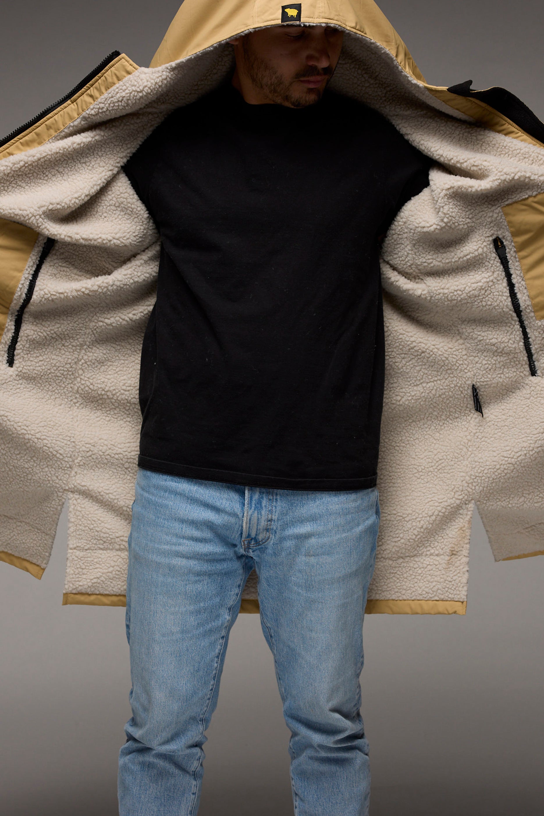 BAYFLOW Woolly Coat ベージュ セール】WOOLYTEC/ウーリーテックCPOシャツ（ブルゾン